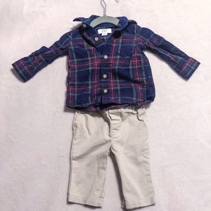 Baby Boy Outfit - Crown & Ivy Baby 3m